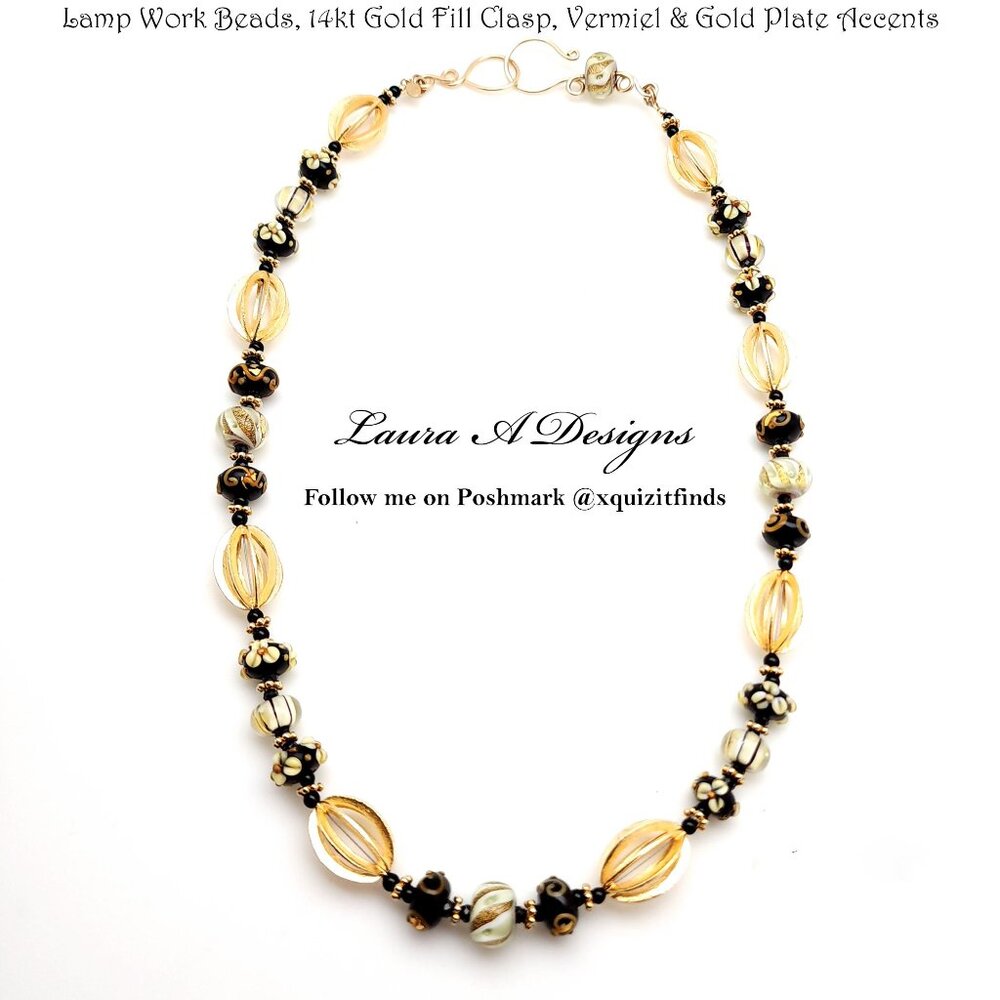 Handcrafted Art Glass Necklace